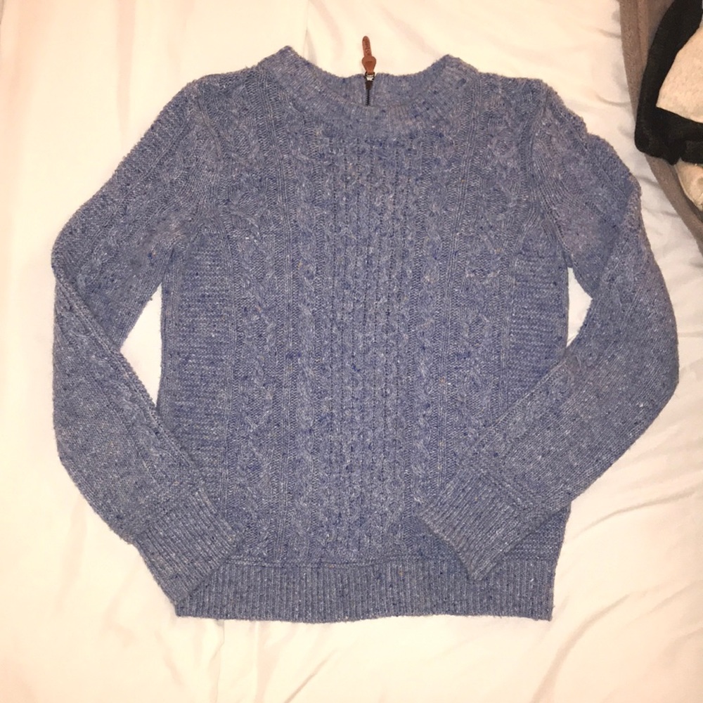 Marbled blue sweater from Korea